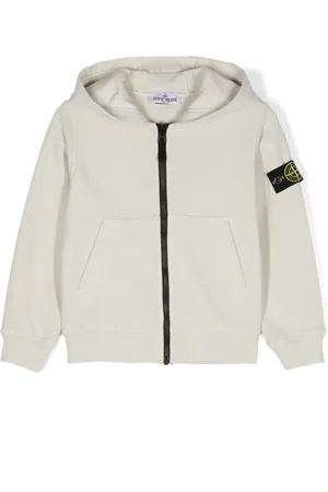 Stone Island Compass-badge zipped hoodie