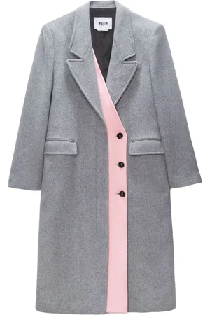 Msgm Panelled double-breasted coat