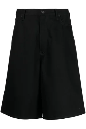 OFF-WHITE Logo-print knee-length shorts