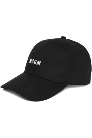Msgm Logo-embroidered cotton cap