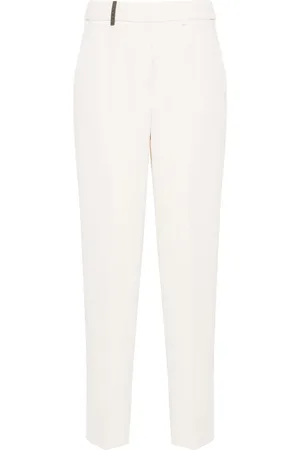 PESERICO SIGN Straight-leg tailored trousers