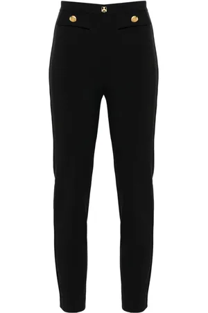 Elisabetta Franchi Crepe tapered trousers