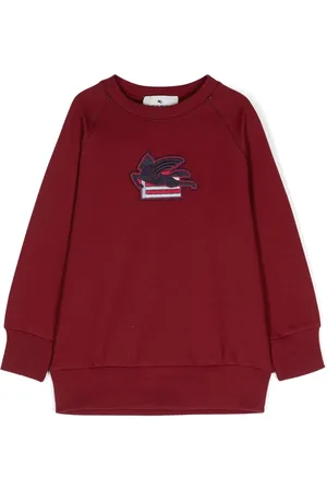 Etro Pegaso embroidery cotton sweatshirt