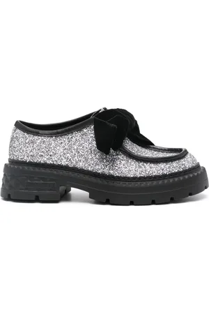 Jimmy Choo Marlow glittered loafers