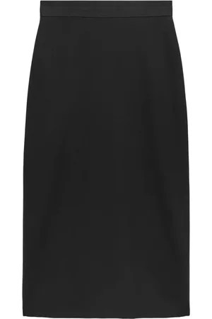 Msgm Logo-print maxi skirt