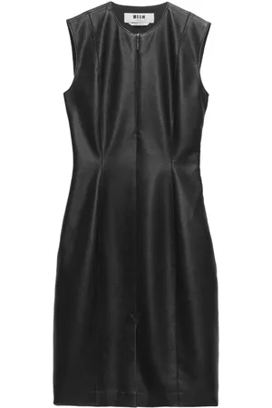 Msgm Half-zip midi dress