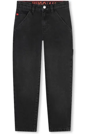 HUGO BOSS Tapered-leg jeans