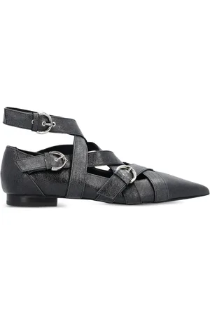 Pinko Gianira leather ballerina shoes