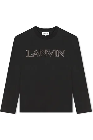 Lanvin Logo-embroidered cotton T-shirt