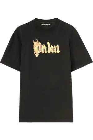 Palm Angels Logo-print cotton T-shirt