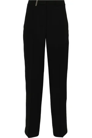 PESERICO SIGN Straight-leg tailored trousers