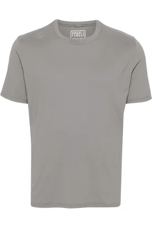 FEDELI Short-sleeve cotton T-shirt