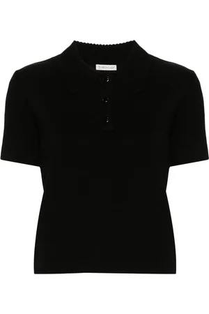 Moncler Logo-appliqué polo sweater