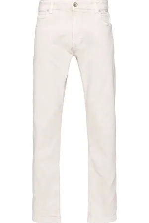 ELEVENTY Low-rise tapered jeans