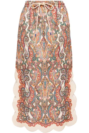 ZIMMERMANN Ottie midi skirt