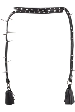 JORDAN LUCA Spiked leather belt
