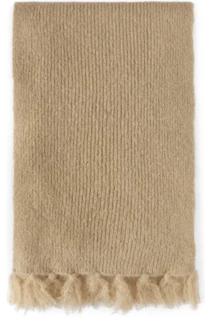 Msgm Frayed knit scarf