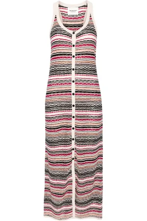 Marant Etoile Haroya striped maxi dress