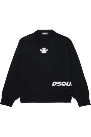 Dsquared2 Intarsia knit-logo jumper