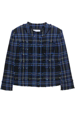 Msgm Check tweed jacket