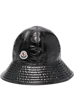 Moncler Logo-patch high-shine bucket hat