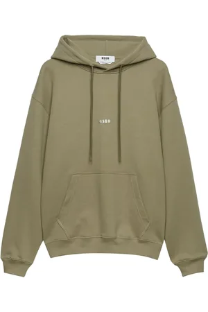 Msgm Slogan-print drawstring hoodie