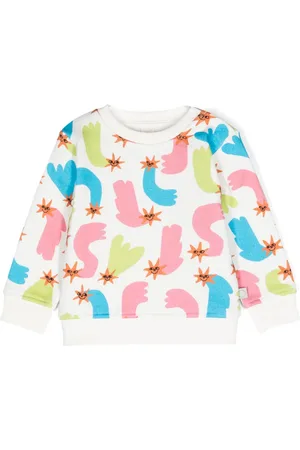 Stella McCartney Geometric-print cotton sweatshirt