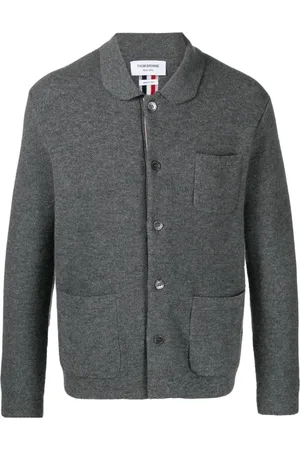 Thom Browne RWB-stripe virgin wool cardigan