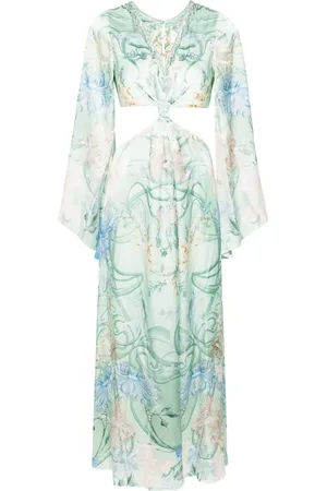 Camilla Floral-print silk maxi dress