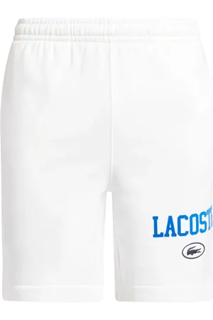 Lacoste Logo-print organic cotton shorts