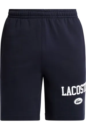 Lacoste Logo-print organic cotton shorts