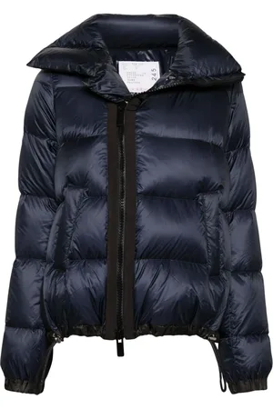 SACAI Off-centre quilted puffer jacket