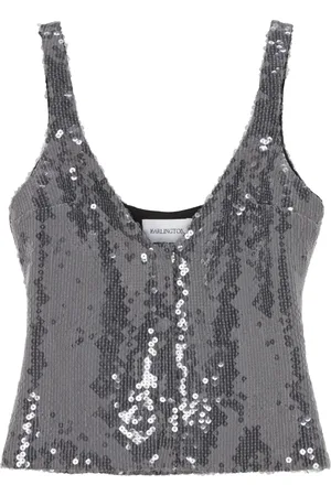 16Arlington Devereau sequin-embellished top