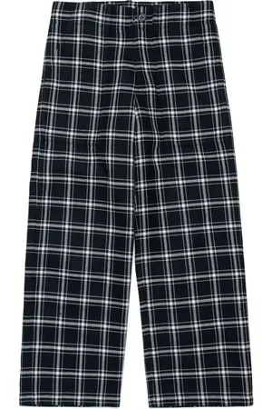 Marni Checked straight-leg trousers