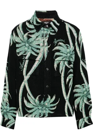 AMIRI Twisted Palms Tapestry overshirt