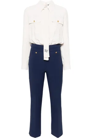 Elisabetta Franchi Detachable crepe jumpsuit