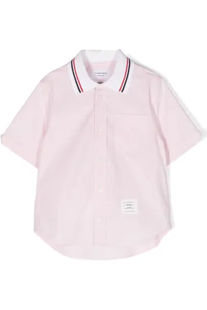 Thom Browne Polo-collar cotton shirt