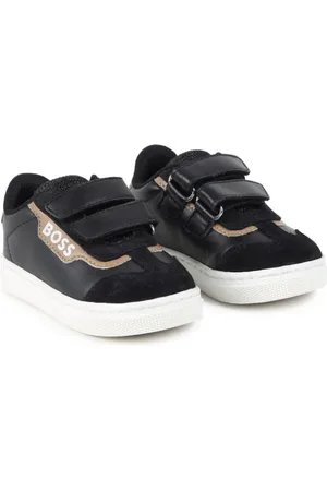 HUGO BOSS Logo-print leather sneakers