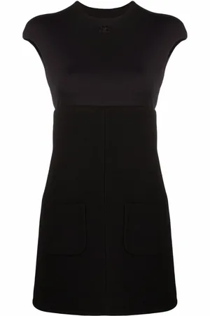 Courrèges Cap-sleeve mini dress