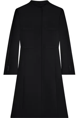 Courrèges Heritage crepe-texture coat