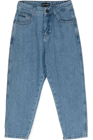 Emporio Armani Logo-plaque jeans
