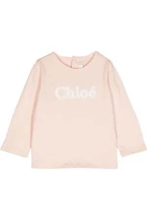 Chloé Logo-embroidered cotton T-shirt