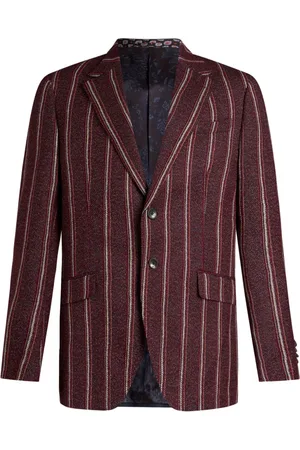 Etro Striped wool blazer
