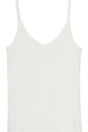 Closed Stretch-cotton tank top