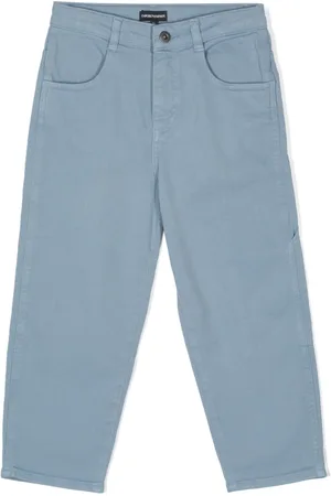 Emporio Armani Mid-rise straight-leg jeans