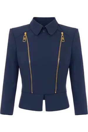 Elisabetta Franchi Zip-detail peplum jacket