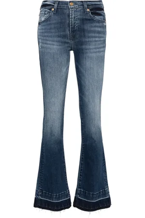 7 for all Mankind Tailorless mid-rise bootcut jeans
