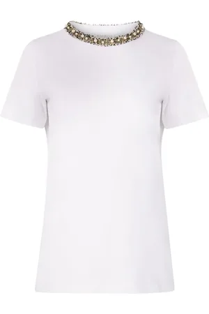 Nina Ricci Beaded detailing t-shirt