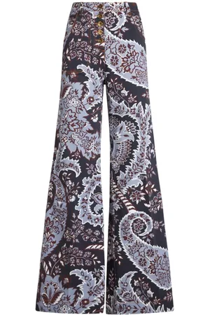 Etro Paisley-print flared jeans