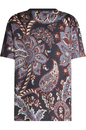 Etro Paisley-print cotton t-shirt